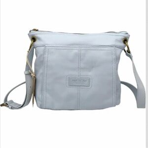 American Leather Co. Harmony Organizer Crossbody Ice Melt